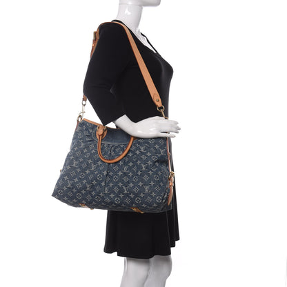 Louis Vuitton Denim Neo Cabby GM Blue 2 of 11