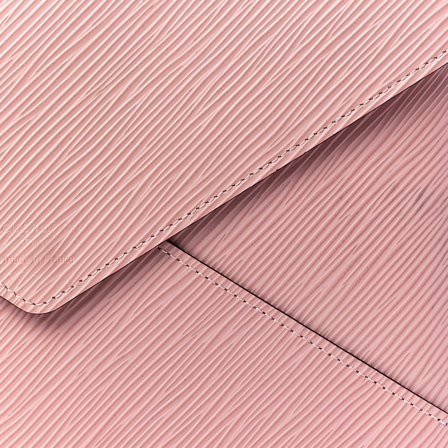 Epi Large Kirigami Pochette Insert Rose Ballerine