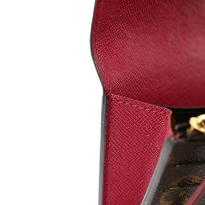 Louis Vuitton Monogram Emilie Wallet Fuchsia 8 of 8