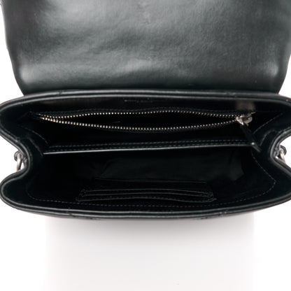 Saint Laurent Calfskin Y Quilted Monogram Toy Loulou Crossbody Bag Black 5 of 11