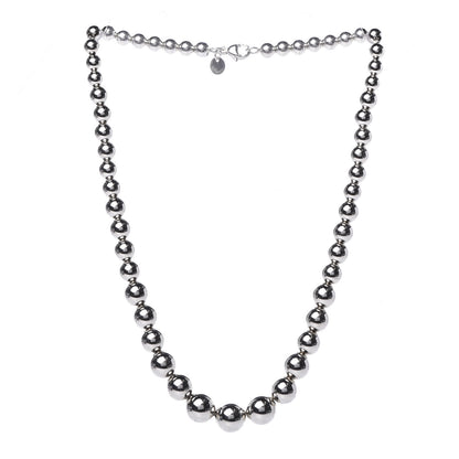 Tiffany Sterling Silver HardWear Graduated Ball Necklace 3 of 6