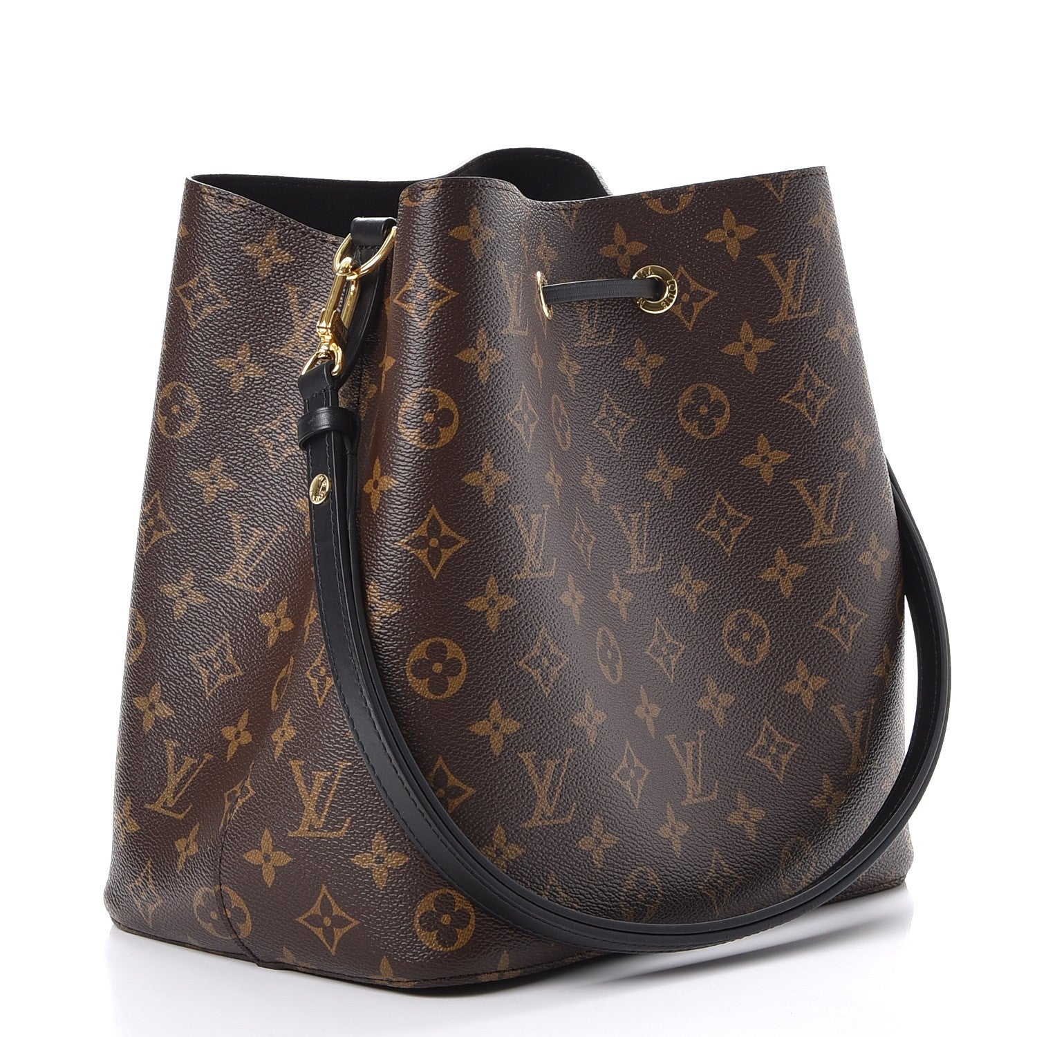 Louis Vuitton Monogram Neonoe MM Black 3 of 9
