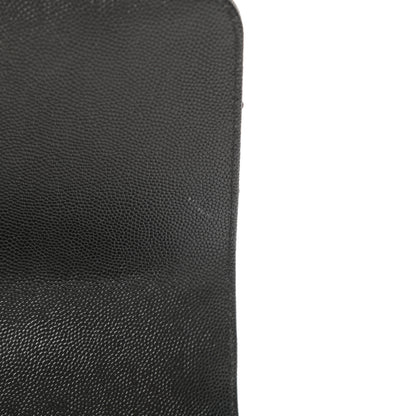 Chanel Caviar Chevron Quilted Small Coco Handle Flap So Black 12 of 13