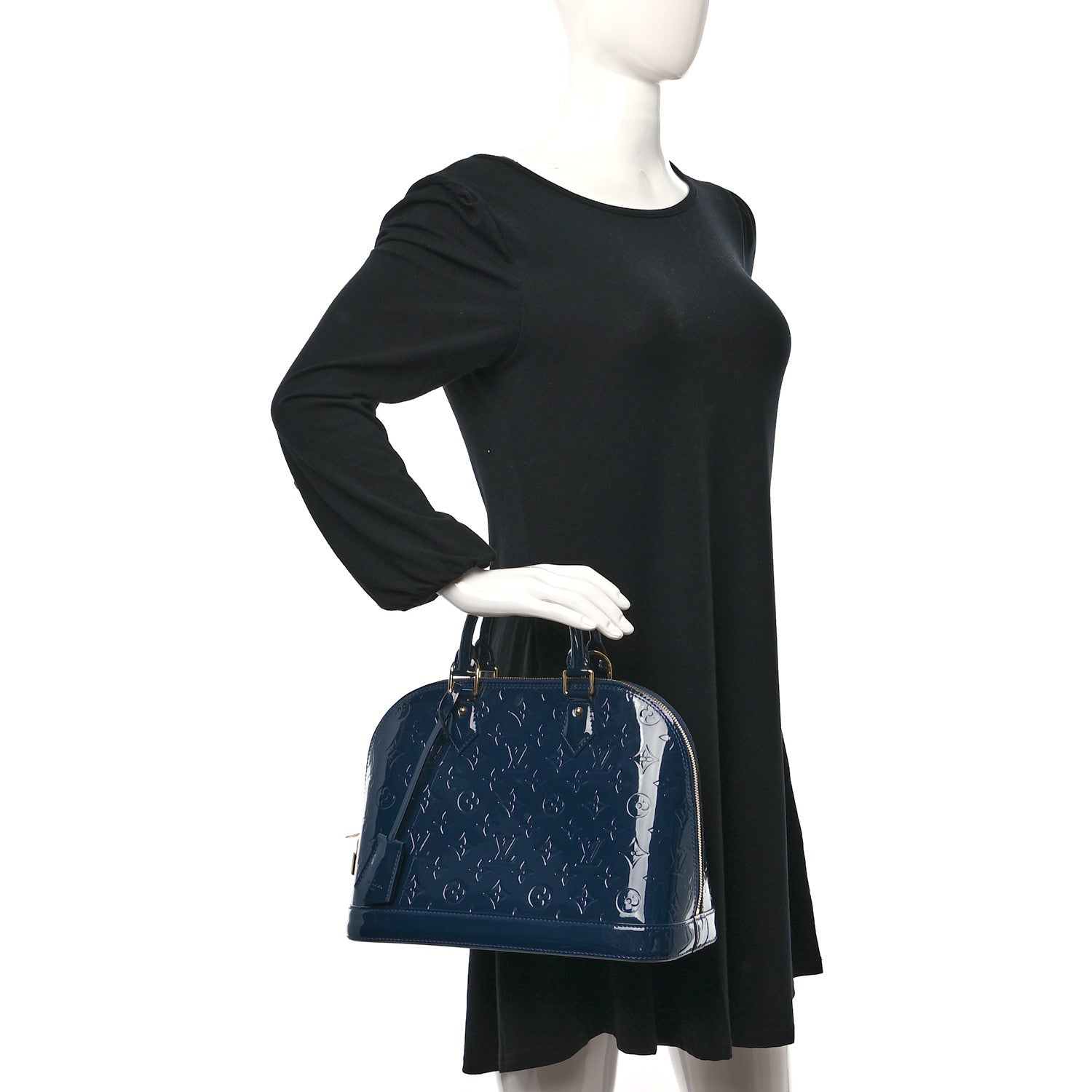 Louis Vuitton Vernis Alma PM Blue Infini 2 of 8
