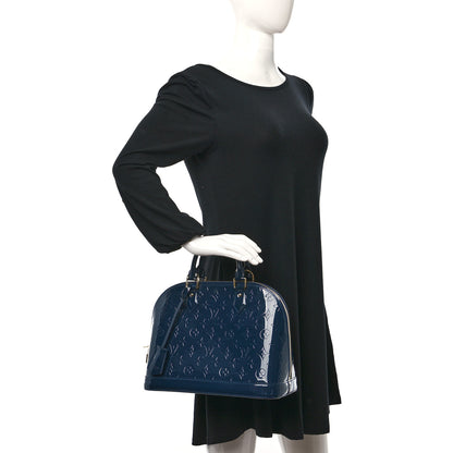 Louis Vuitton Vernis Alma PM Blue Infini 2 of 8