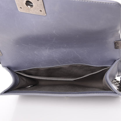 Chanel Lambskin Quilted Medium Boy Flap Blue 7 of 14