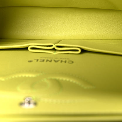Chanel Lambskin Quilted Medium Double Flap Yellow 5 of 11