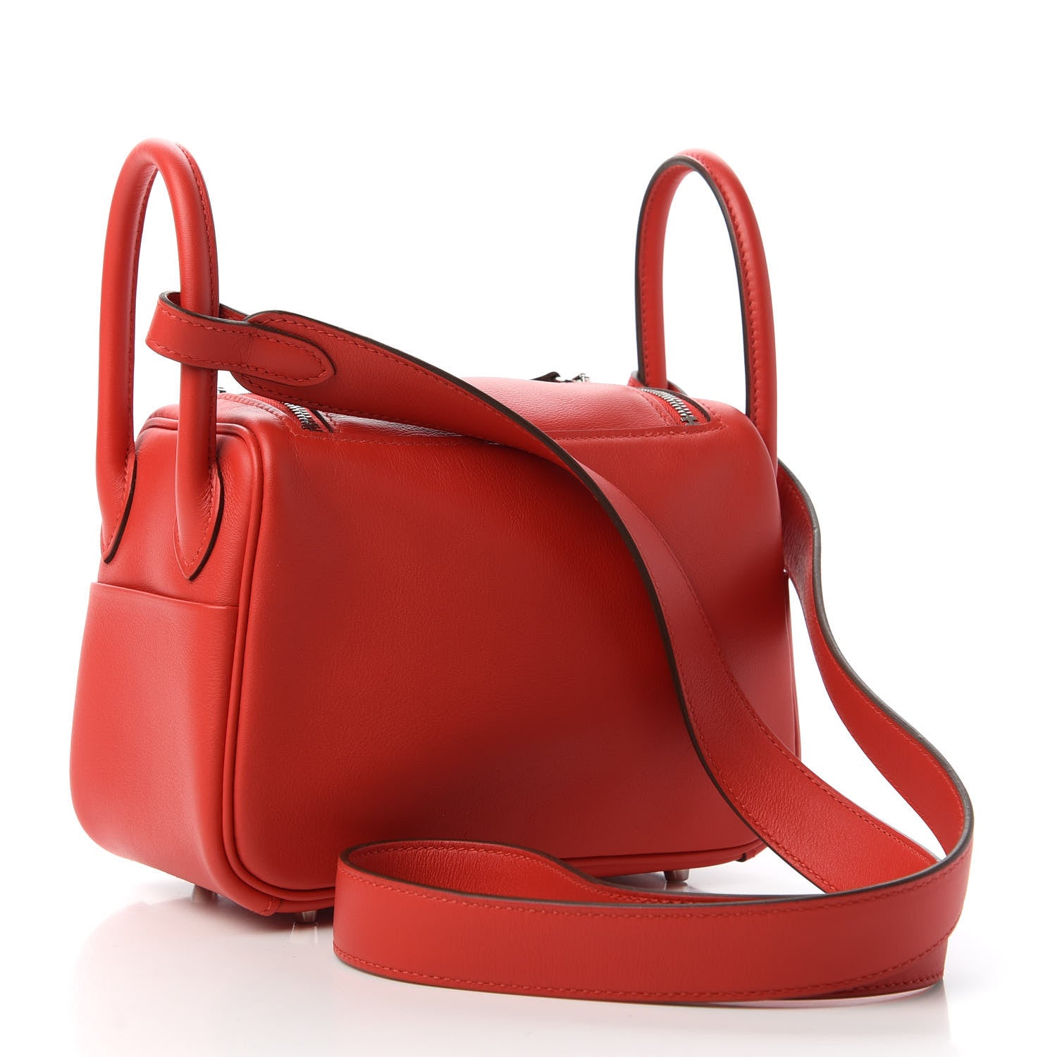 Hermes Swift Mini Lindy 20 Rouge Tomate 3 of 11