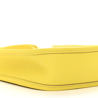 Hermes Taurillon Clemence Evelyne TPM Lime 10 of 13