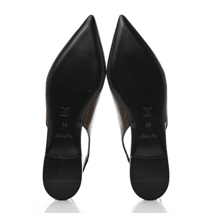 Louis Vuitton Patent Monogram Cherie Slingback Ballerina Flats 38 5 of 9