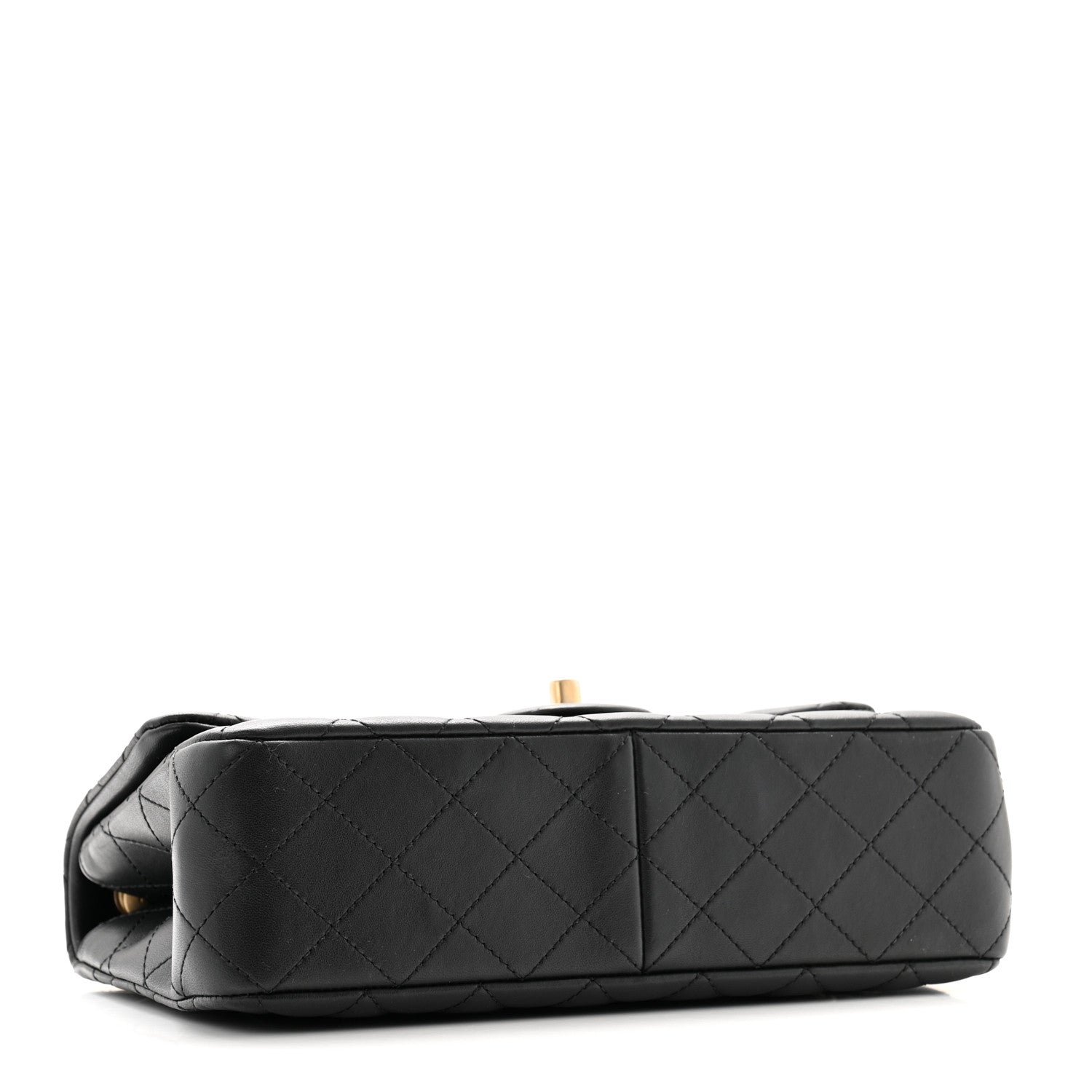 Chanel Lambskin Quilted Small Sweet Camellia Flap Black 4 of 11