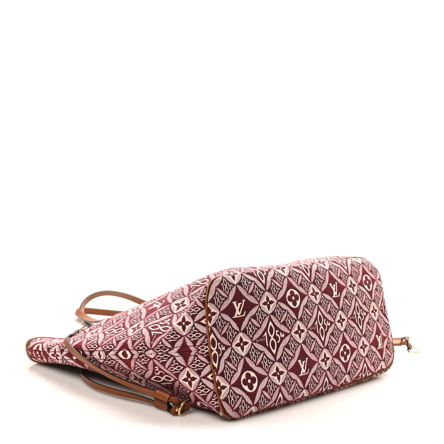 Louis Vuitton Jacquard Since 1854 Neverfull MM Bordeaux 4 of 9
