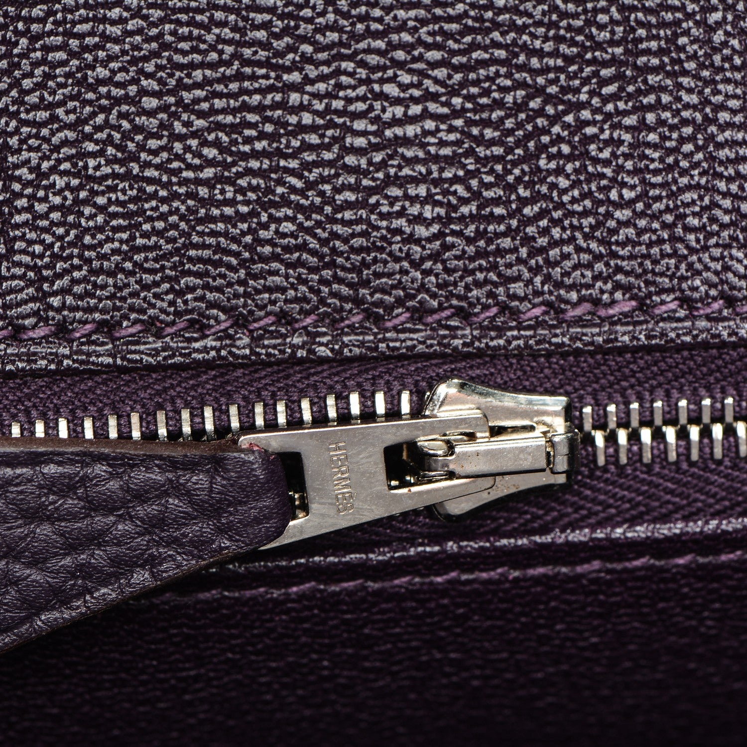 Hermes Togo Birkin 30 Raisin 22 of 25