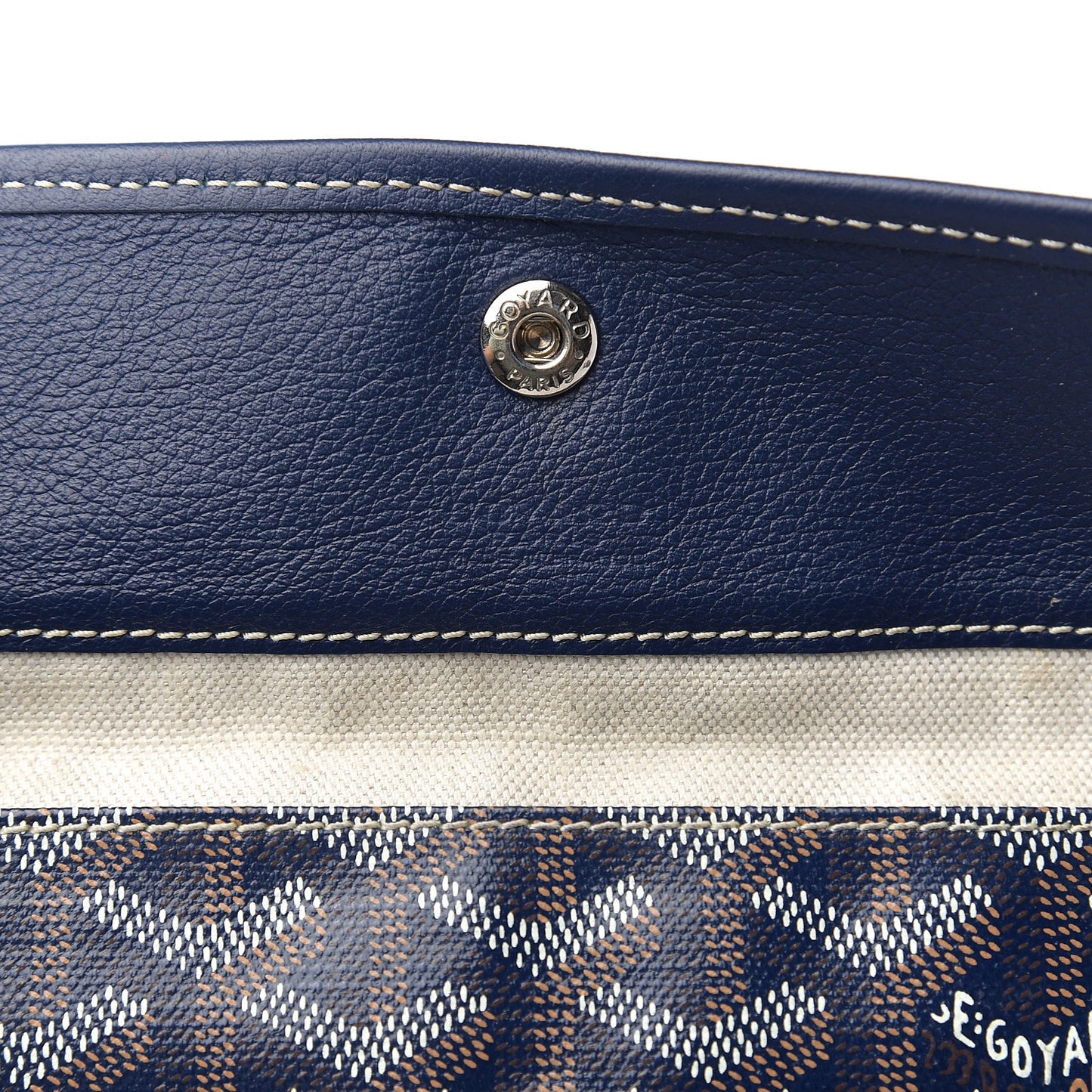 Goyardine Saint Louis PM Navy