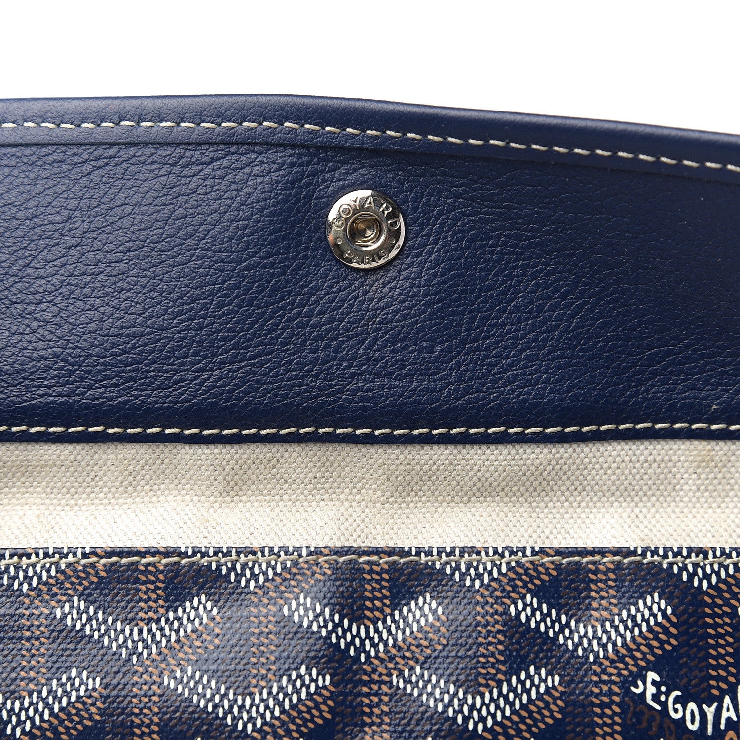 Goyard Goyardine Saint Louis PM Navy 6 of 15