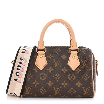 Louis Vuitton Monogram Speedy Bandouliere 20 Black 1 of 9