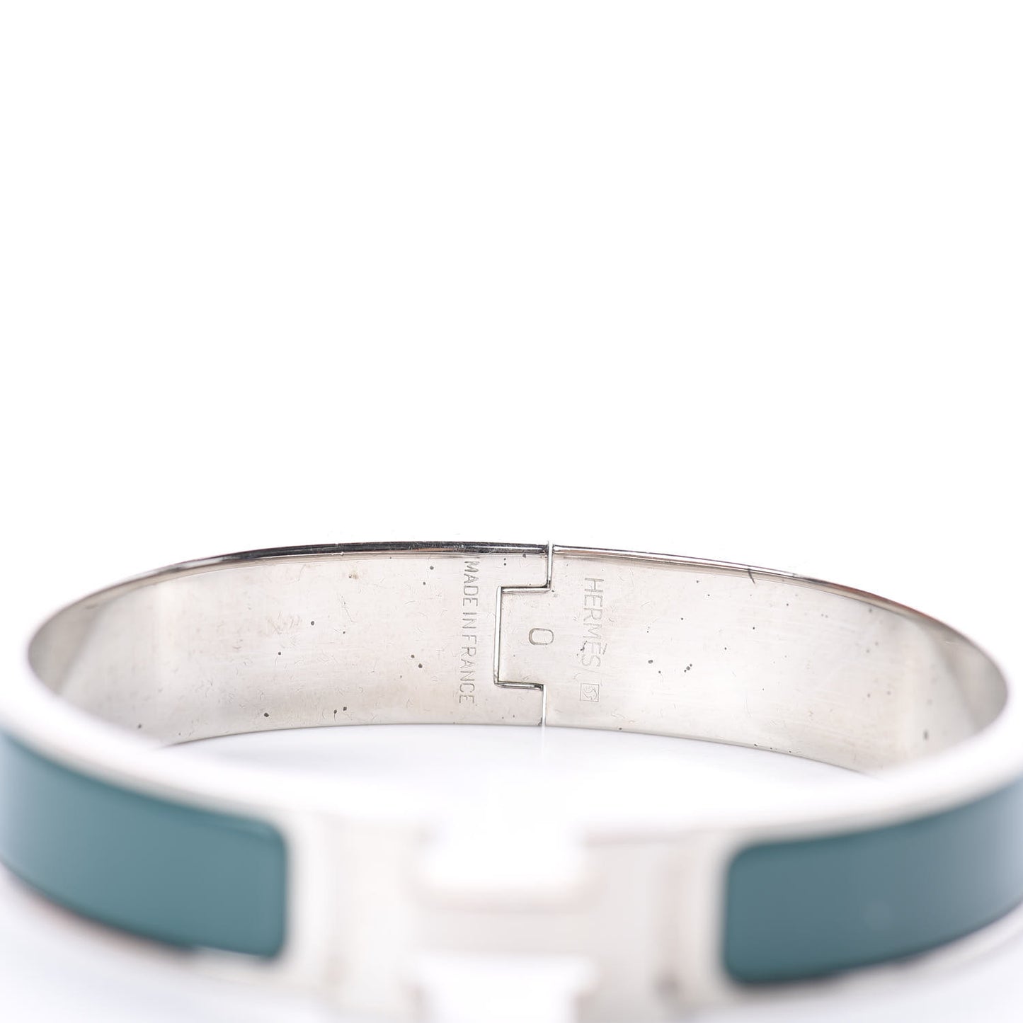 Enamel Narrow Clic Clac H Bracelet PM Vert Bleuete