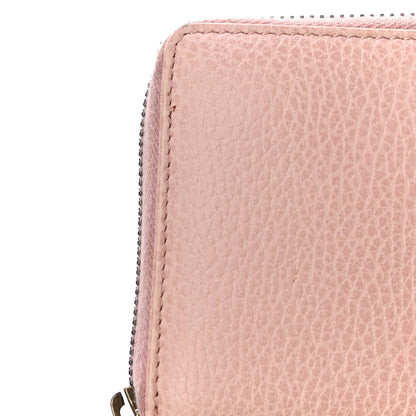 Gucci Calfskin Butterfly Farfalla Zip Around Wallet Perfect Pink 11 of 13
