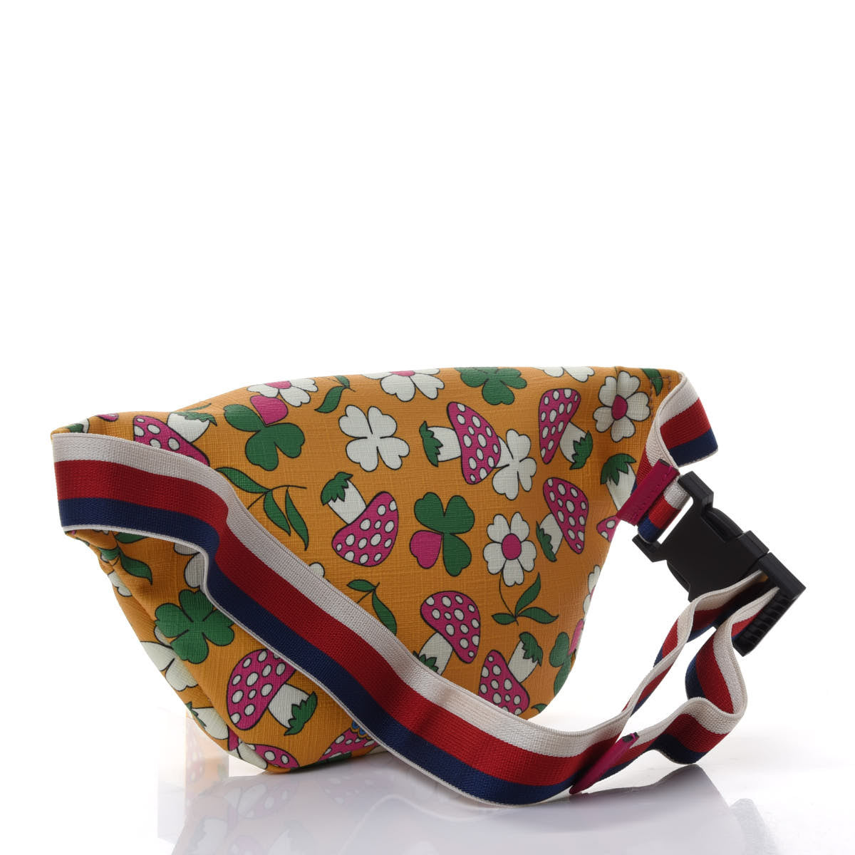 Gucci Supreme Childrens Mushroom Print Belt Bag Yellow 3 of 4