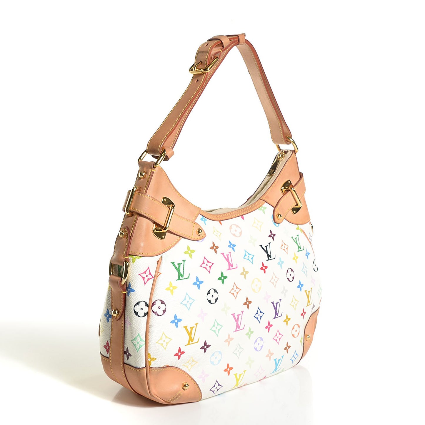 Monogram Multicolor Greta White