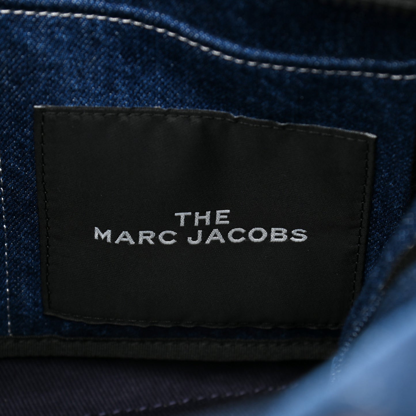 Denim Canvas Small Tote Bag Blue