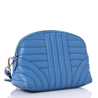 Prada Soft Calfskin Diagramme Wristlet Pouch Bag Astrale 3 of 11