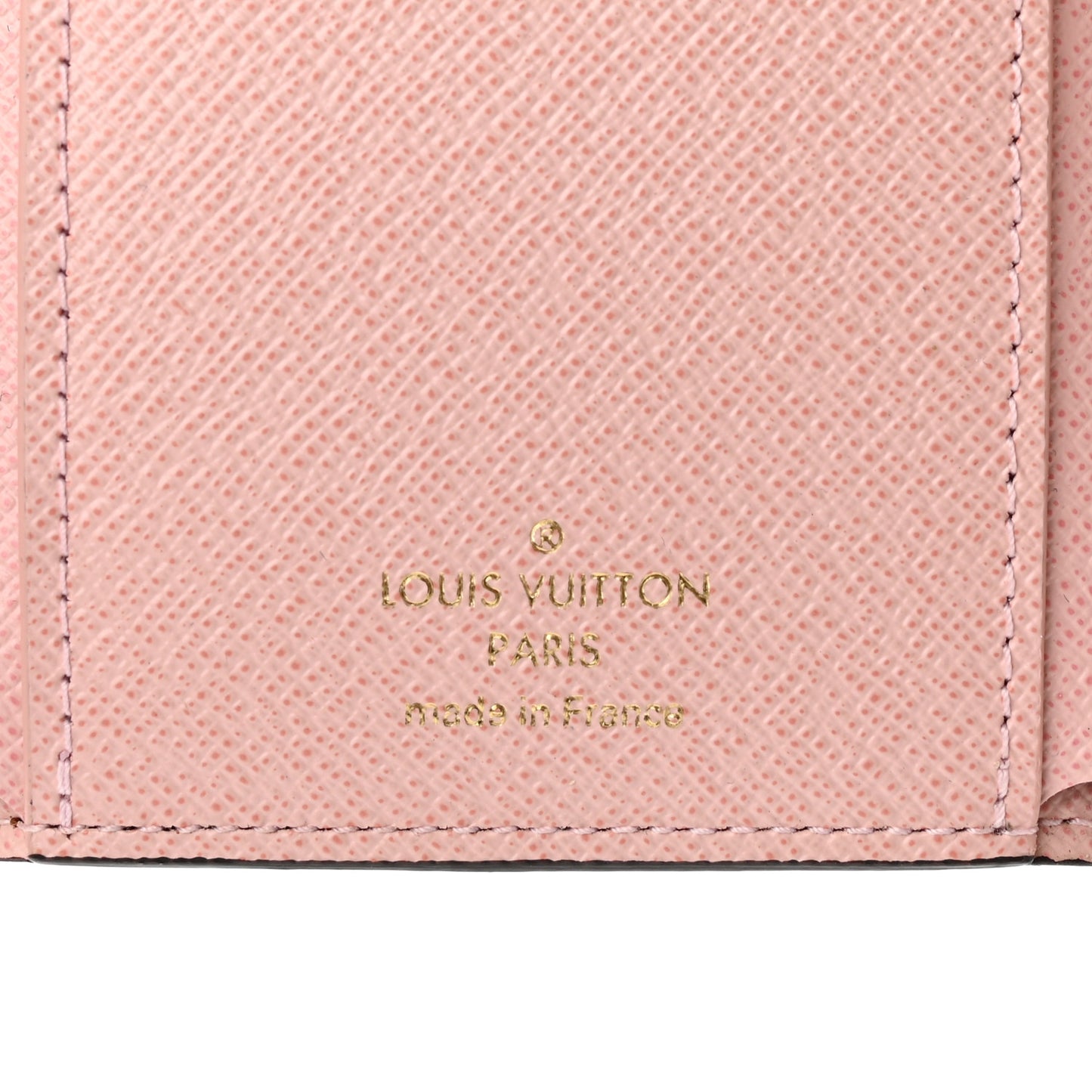 Damier Ebene Victorine Wallet Rose Ballerine