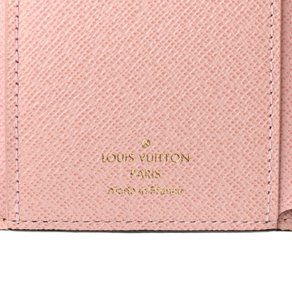 Louis Vuitton Damier Ebene Victorine Wallet Rose Ballerine 8 of 10