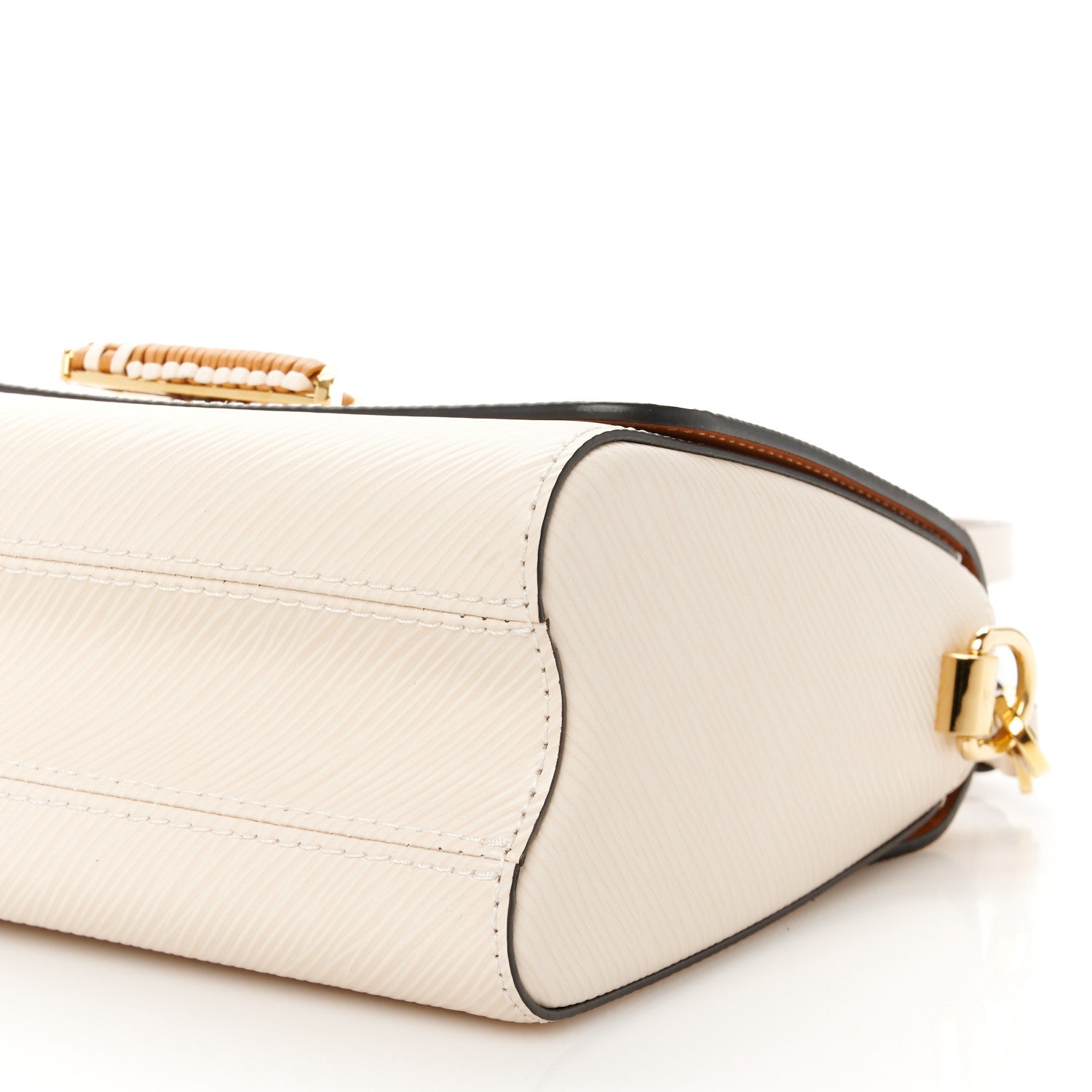 Louis Vuitton Epi Twist Top Handle Shoulder Bag MM Quartz Gold Honey 10 of 10