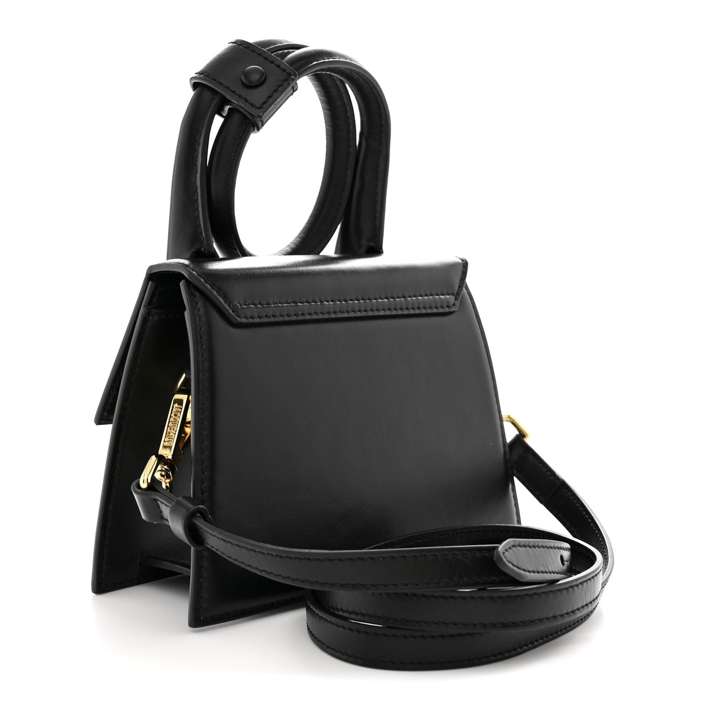 Smooth Calfskin Le Chiquito Noeud Black