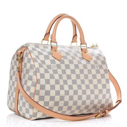 Louis Vuitton Damier Azur Speedy Bandouliere 30 3 of 14
