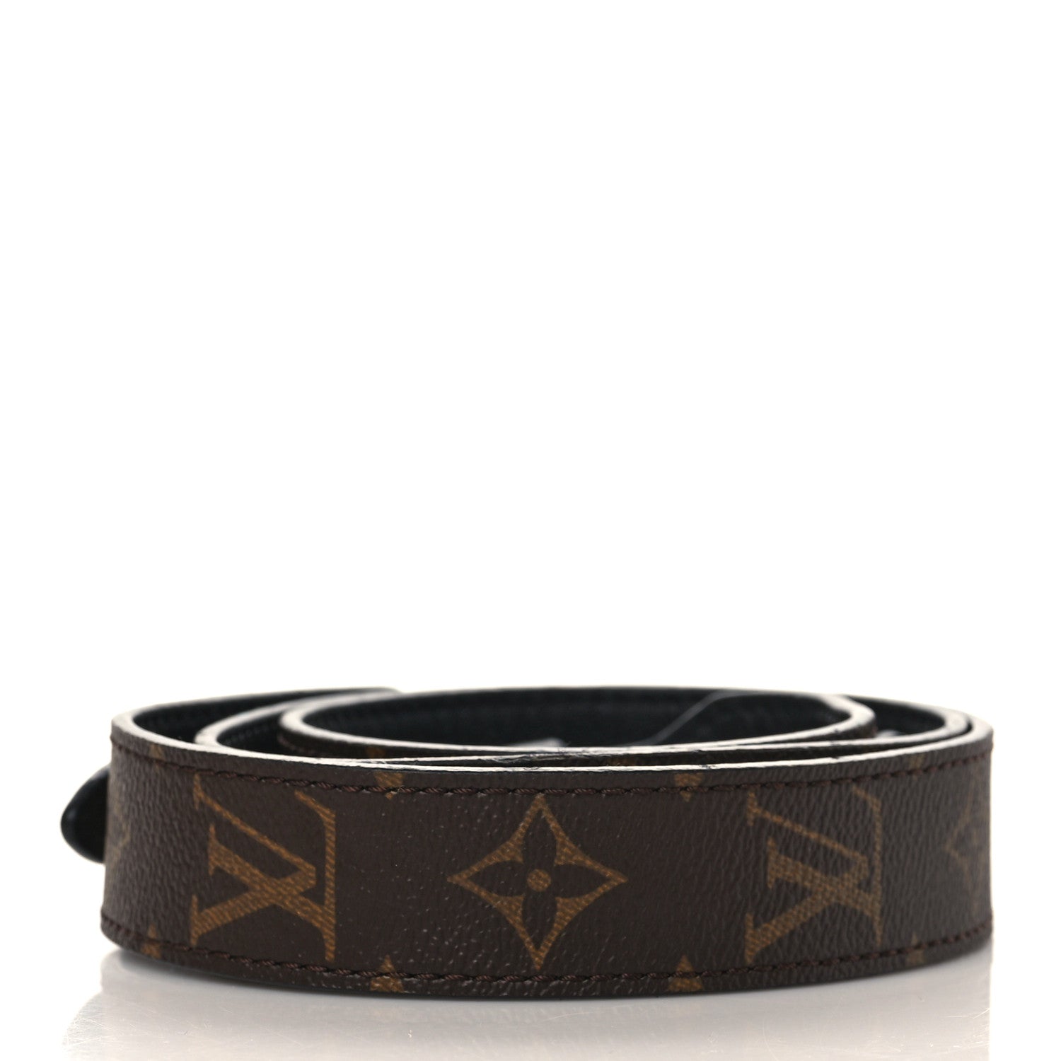 Louis Vuitton Monogram Bandouliere Shoulder Strap XL Black 2 of 5