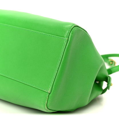 Fendi Nappa Mini Peekaboo Iconic Satchel Tomatillo 12 of 13