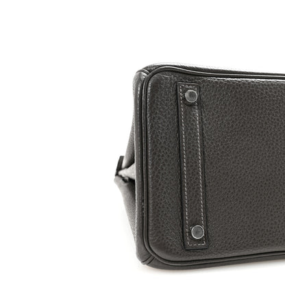 Hermes Taurillon Clemence Birkin 30 Graphite 8 of 9