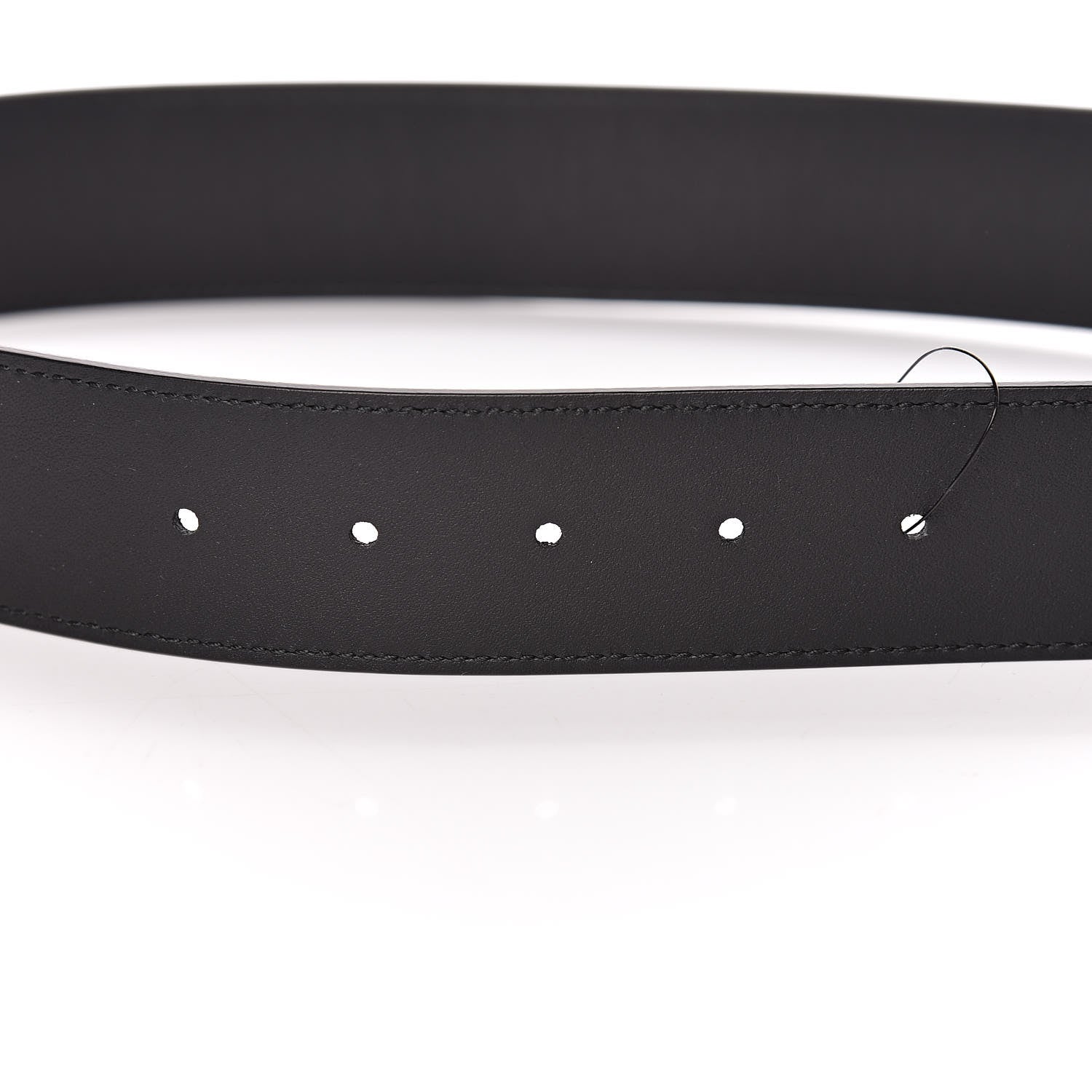 Gucci Moon Calfskin Pearl Double G 40mm Belt 95 38 Black Cream 7 of 7
