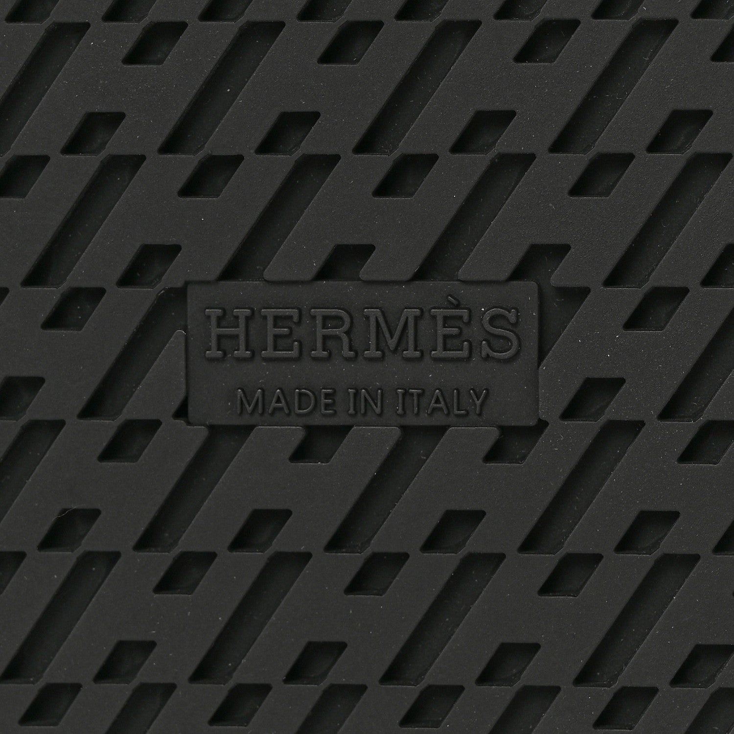 Hermes Calfskin Womens Chypre Sandals 37.5 Black 6 of 9