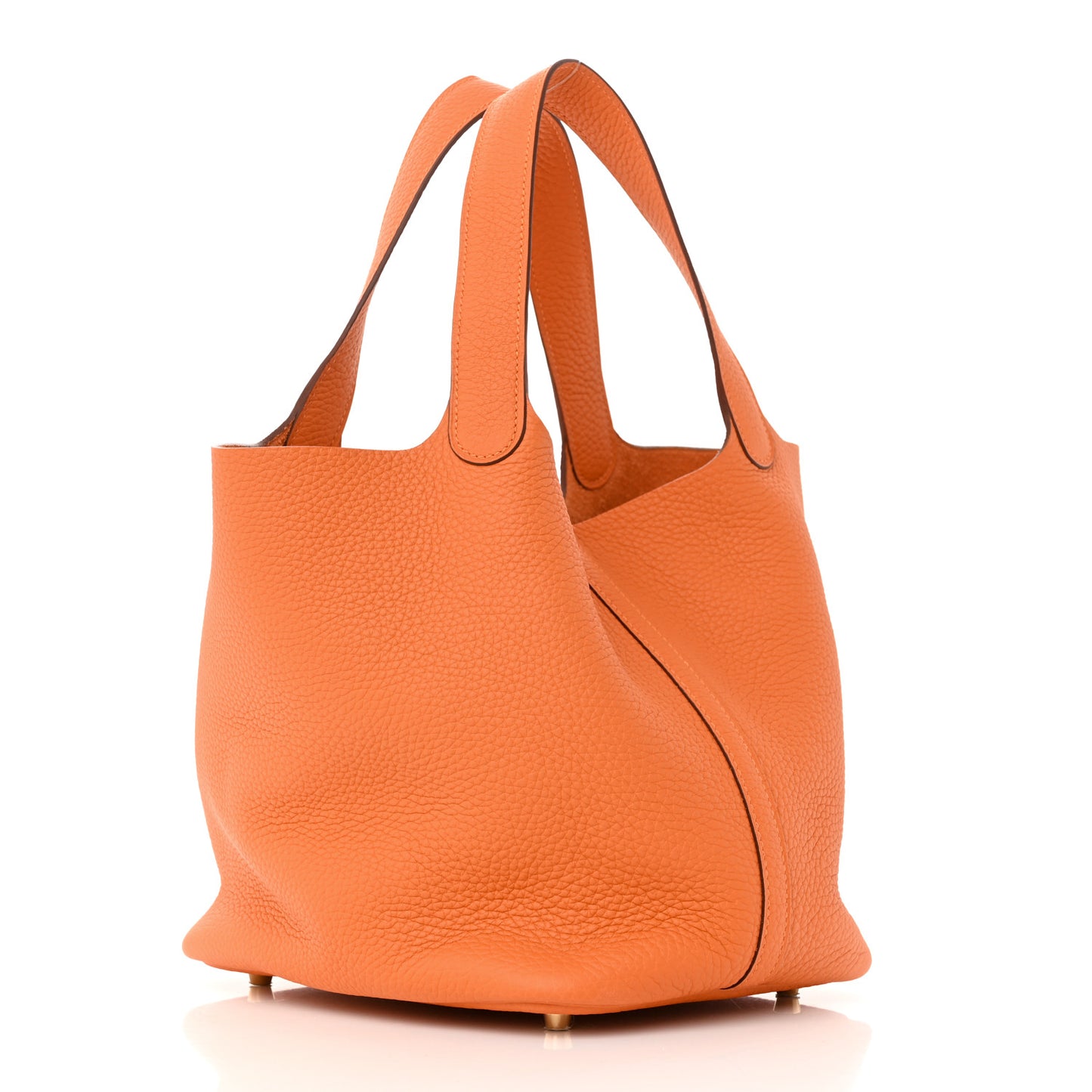 Taurillon Clemence Picotin Lock 18 PM Abricot