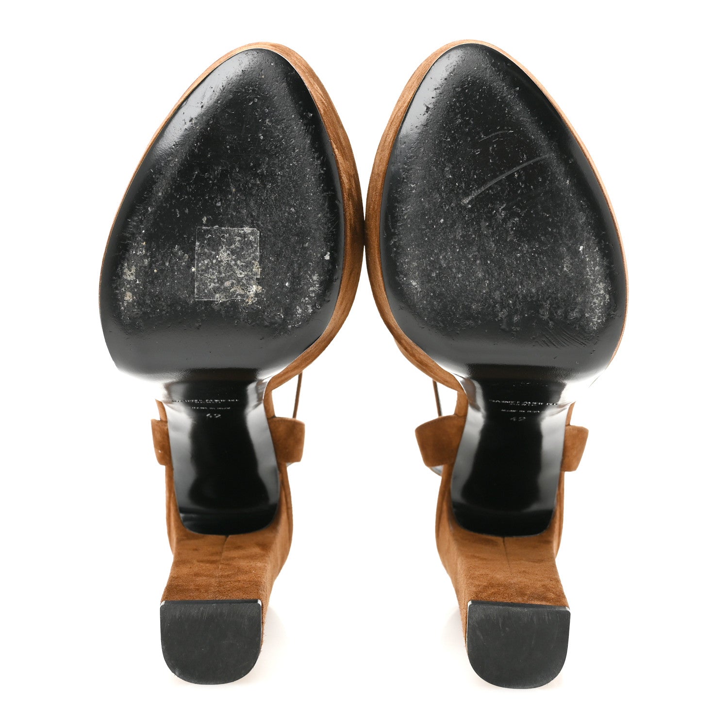 Saint Laurent Cachemire Jodie 95 Tanouk Platform Sandals 42 Land 6 of 10