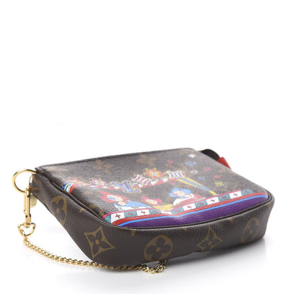 Louis Vuitton Monogram 2020 Christmas Animation Bumper Cars Mini Pochette Accessories Coquelicot 3 of 6