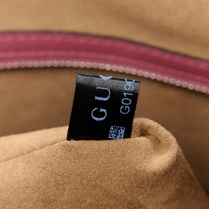 Gucci GG Supreme Monogram Blooms Medium Boston Beige Multicolor Dry Rose 9 of 12