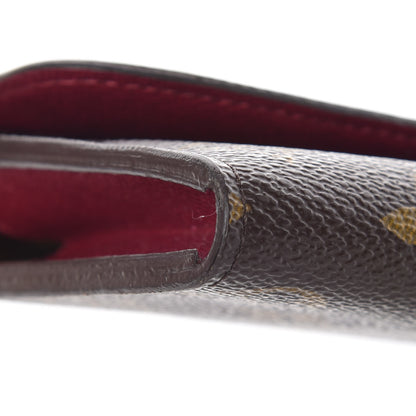 Louis Vuitton Monogram Emilie Wallet Fuchsia 10 of 13