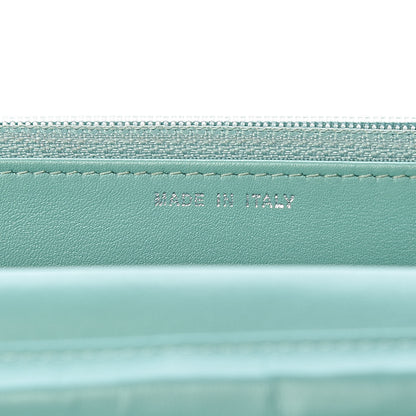 Chanel Patent Quilted Wallet On Chain WOC Green 7 of 14