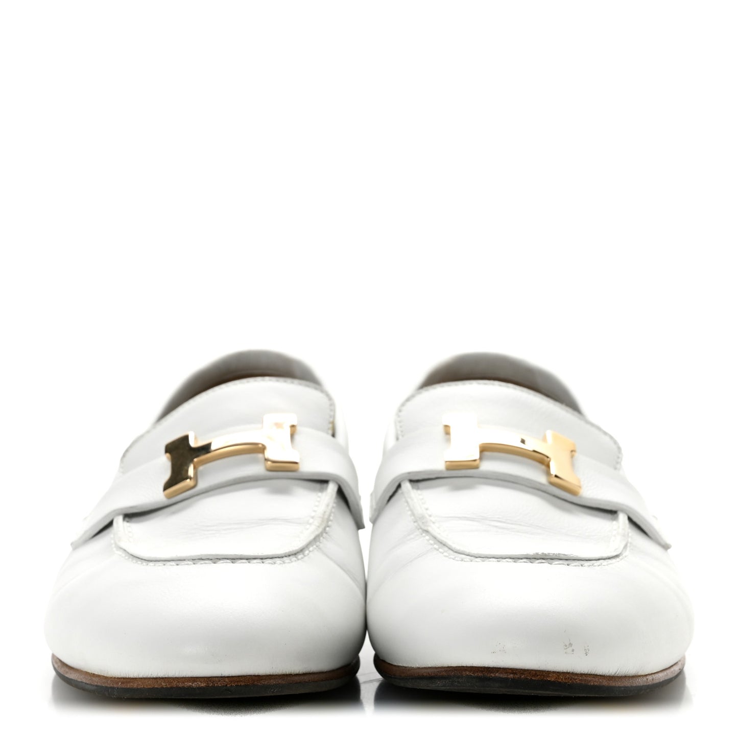 Goatskin Womens Paris Loafers 38 Beige Glaise