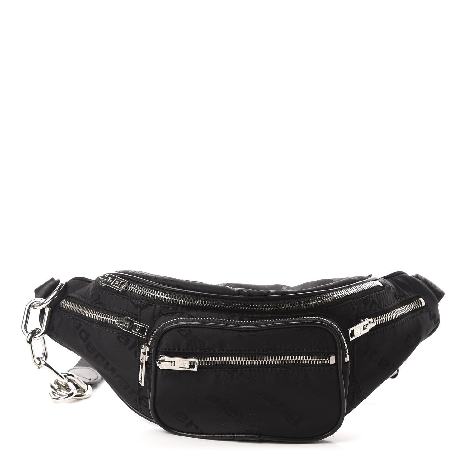 Alexander Wang Nylon Logo Printed Attica Belt Bag Black 1 of 11