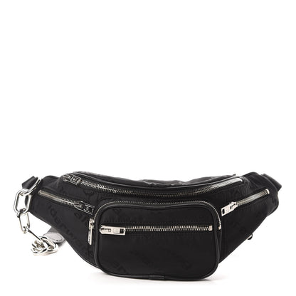 Alexander Wang Nylon Logo Printed Attica Belt Bag Black 1 of 11