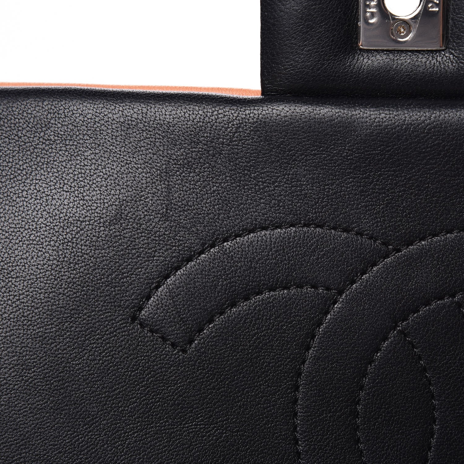 Chanel Lambskin Quilted Jumbo Cuba Color Flap Black 12 of 13
