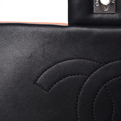 Chanel Lambskin Quilted Jumbo Cuba Color Flap Black 12 of 13