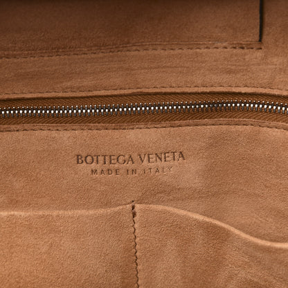 Bottega Veneta Grained Calfskin Maxi Intrecciato Medium Arco Black 6 of 9