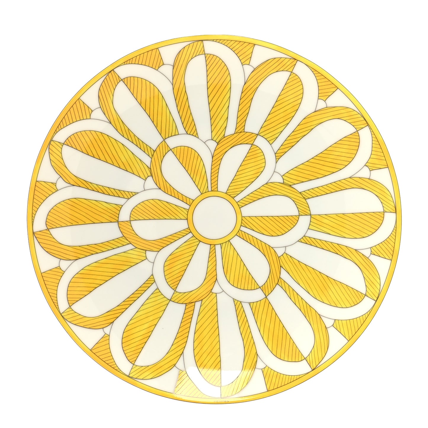 Porcelain Soleil d'Hermes Plate