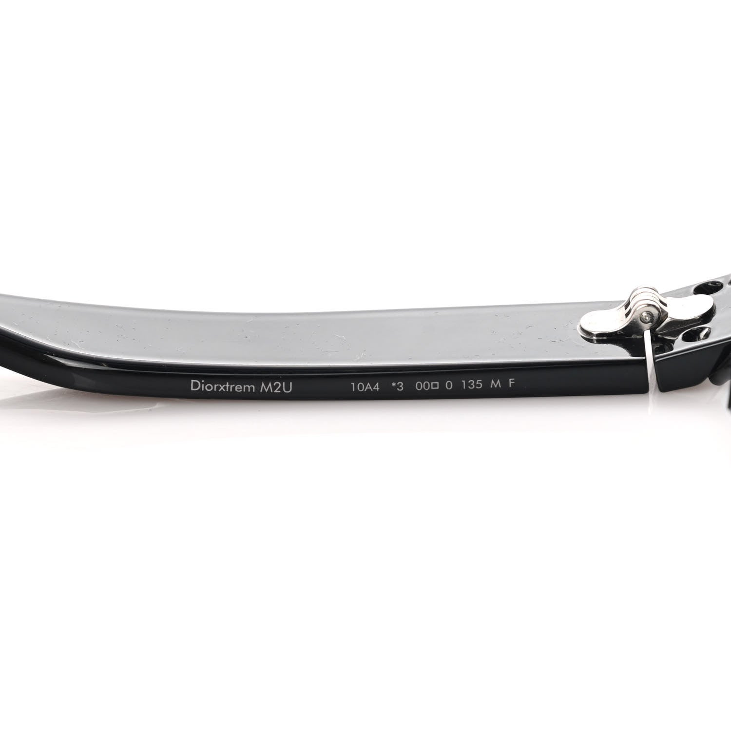 Christian Dior Acetate Mirrored Diorxtrem M2U Mask Sunglasses Black 5 of 7